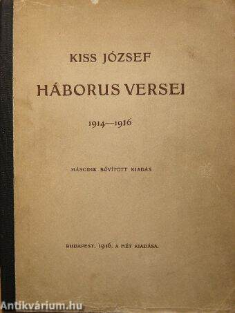 Kiss József háborus versei