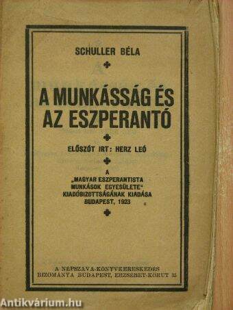 A munkásság és az eszperantó