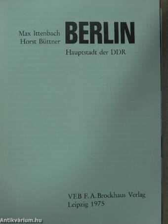 Berlin - Hauptstadt der DDR