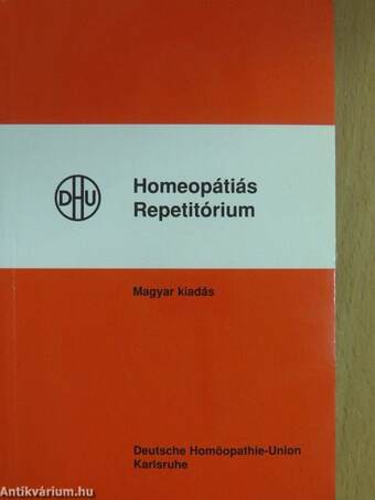 Homeopátiás Repetitórium