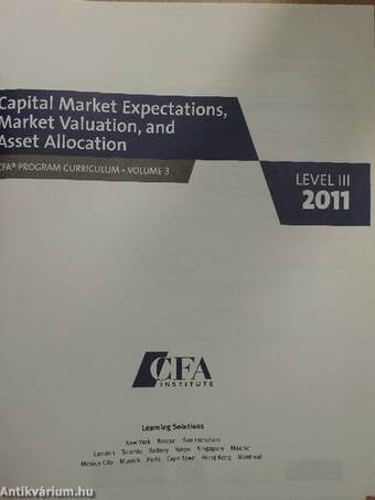 Capital Market Expectations, Market Valuation, and Asset Allocation