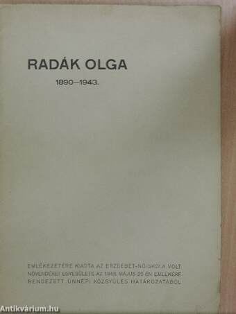 Radák Olga