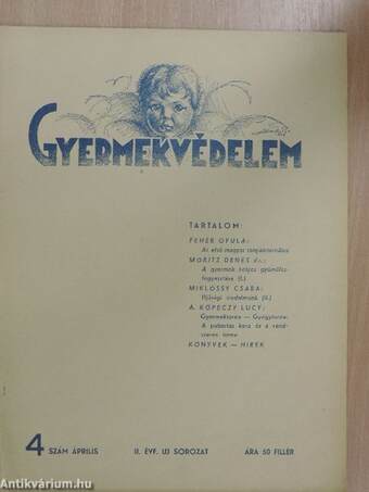 Gyermekvédelem 1940. április