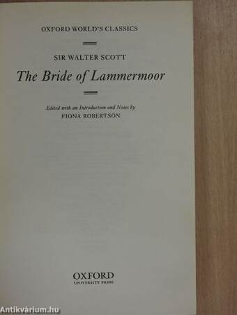 The Bride of Lammermoor