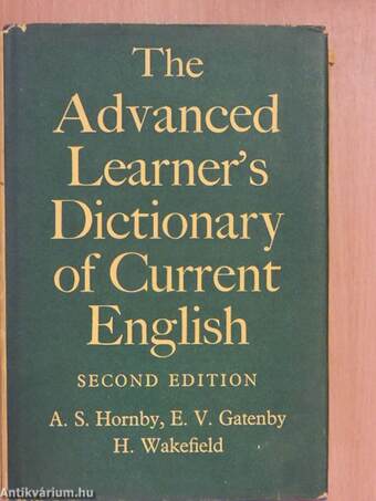 The advanced learner's dictionary of current english