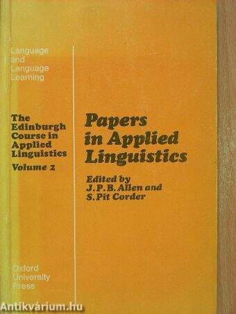 The Edinburgh Course in Applied Linguistics 2.