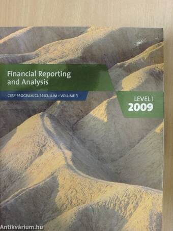 Financial Reporting and Analysis Level 1 2009