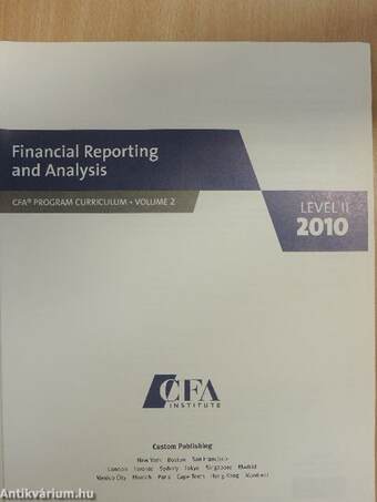 Financial Reporting and Analysis