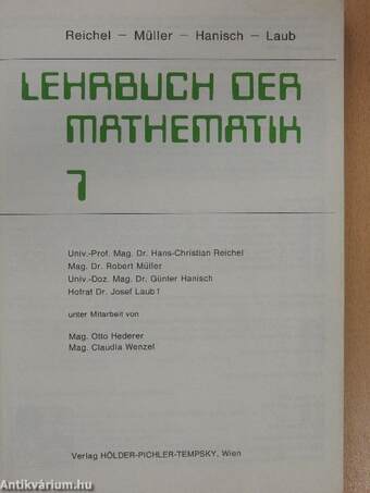 Lehrbuch der Mathematik 7.