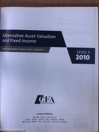 Alternative Asset Valuation and Fixed Income