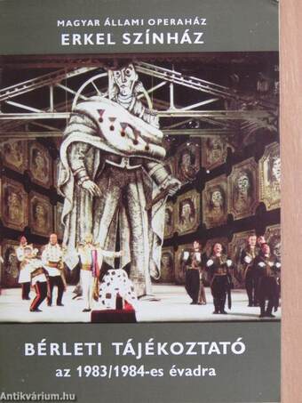 Magyar Állami Operaház és az Erkel Színház bérleti tájékoztató az 1983/1984-es évadra