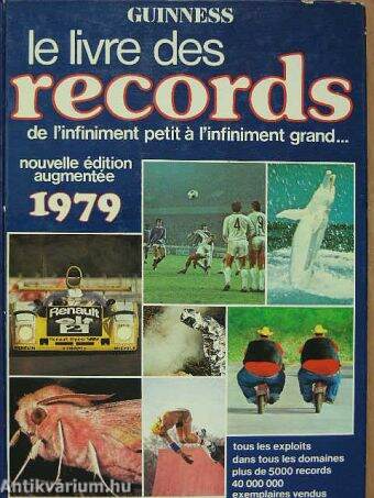 Guinness Le livre des records 1979.