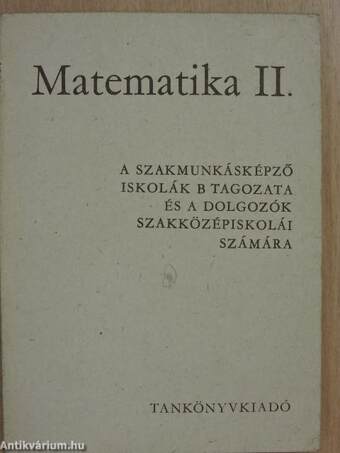 Matematika II.