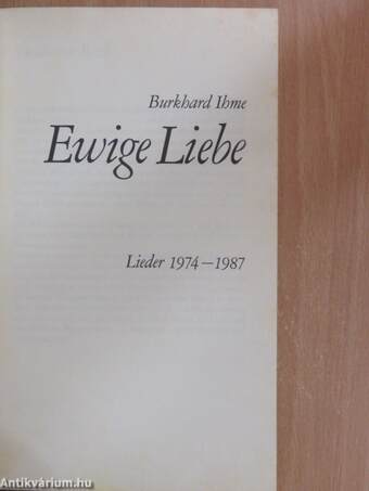 Ewige Liebe