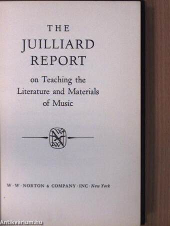 The Juilliard Report on Teaching the Literature and Materials of Music