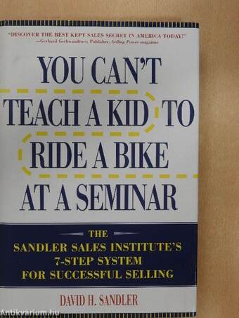 You Can't Teach a Kid to Ride a Bike at a Seminar
