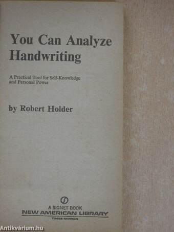 You Can Analyze Handwriting