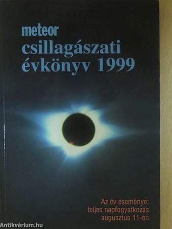 Meteor csillagászati évkönyv 1999 (dedikált példány)