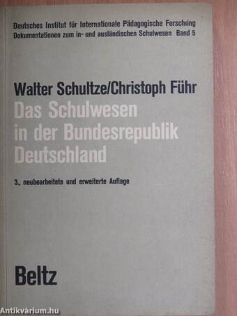 Das Schulwesen in der Bundesrepublik Deutschland