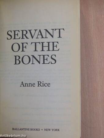 Servant of the Bones