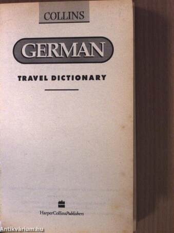 German Travel Dictionary