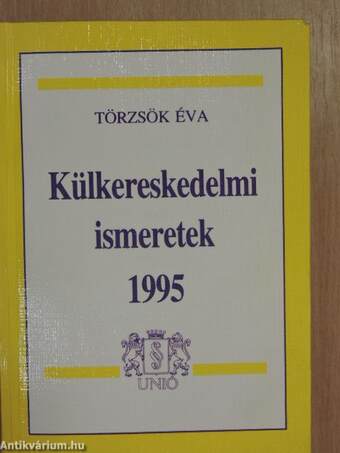 Külkereskedelmi ismeretek 1995