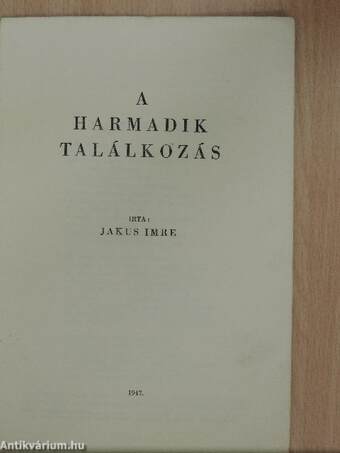 A harmadik találkozás