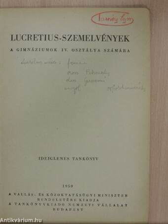 Lucretius-szemelvények