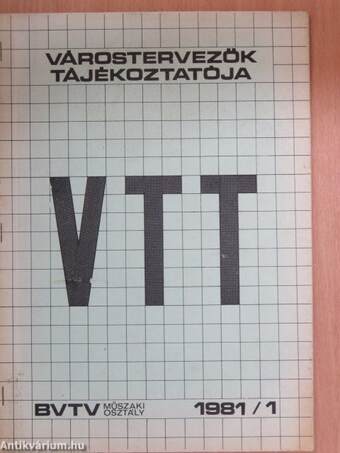 Várostervezők tájékoztatója 1981/1.
