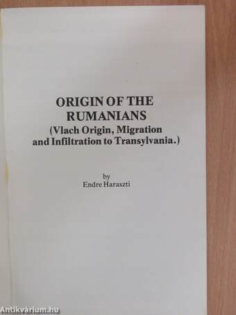 Origin of the Rumanians