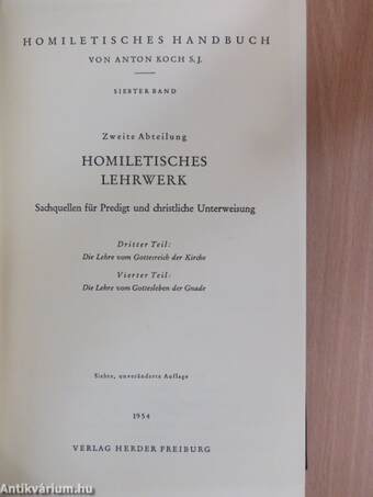 Homiletisches Lehrwerk 3-4.