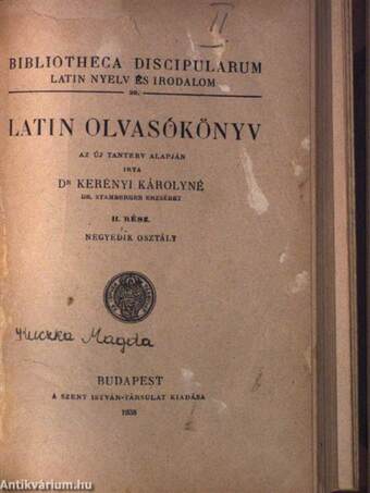 Latin olvasókönyv I-II.