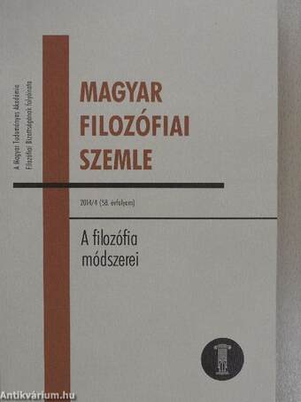 Magyar Filozófiai Szemle 2014/4.