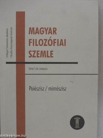 Magyar Filozófiai Szemle 2014/2.