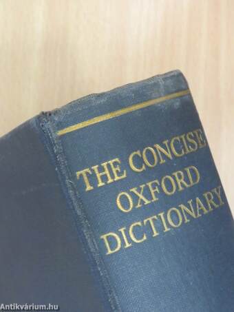 The Concise Oxford Dictionary of Current English