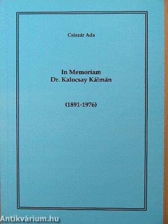 In Memoriam Dr. Kalocsay Kálmán