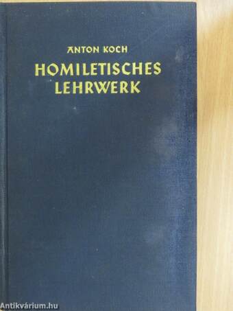 Homiletisches Lehrwerk VI/1-2.