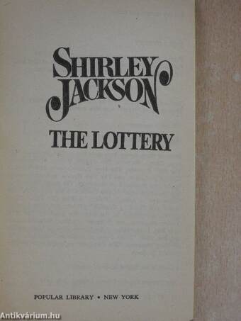 The Lottery