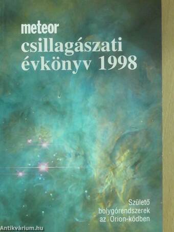 Meteor csillagászati évkönyv 1998 (dedikált példány)