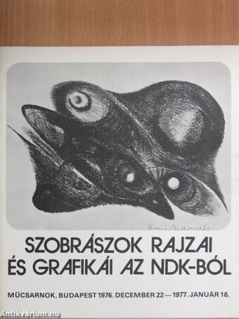 Szobrászok rajzai és grafikái az NDK-ból