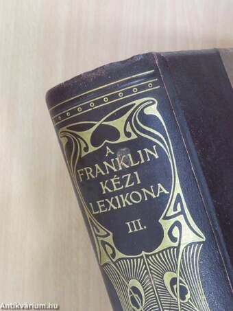 A Franklin kézi lexikona III. (töredék)