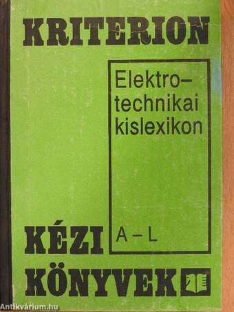 Elektrotechnikai kislexikon I-II.