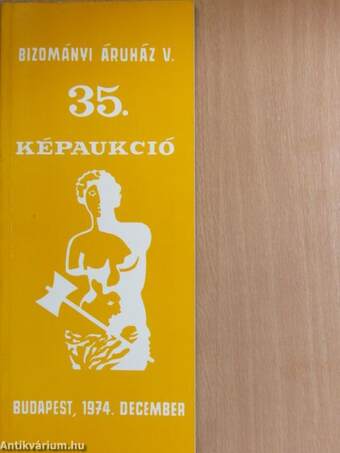 Bizományi Áruház Vállalat 35. művészeti képaukció