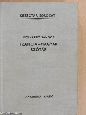 Francia-magyar szótár