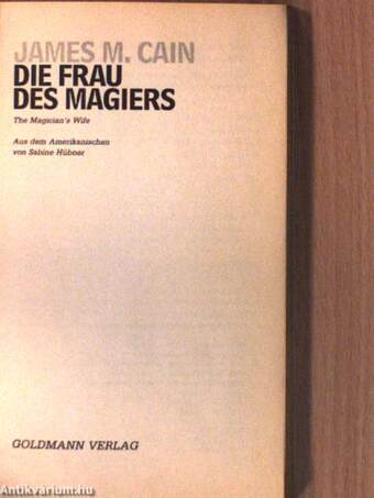 Die Frau des Magiers