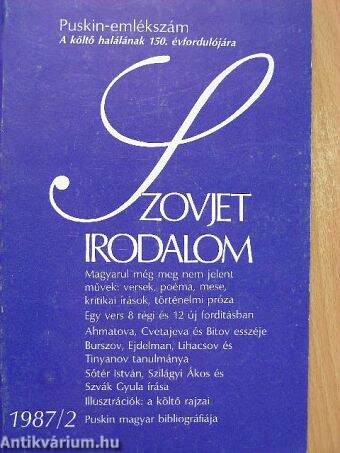 Szovjet Irodalom 1987/2.