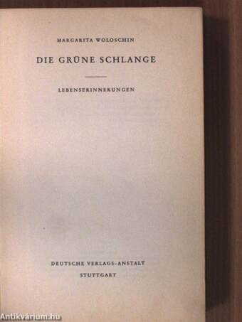 Die grüne Schlange