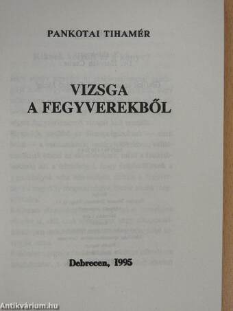 Vizsga a fegyverekből