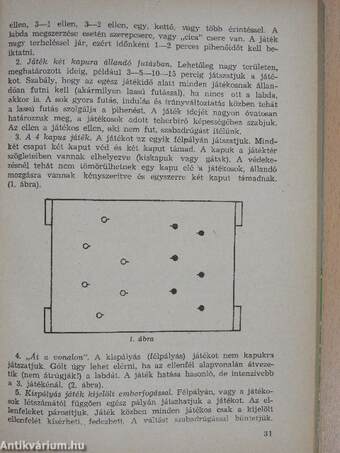 Alsóbb osztályú labdarúgók edzése