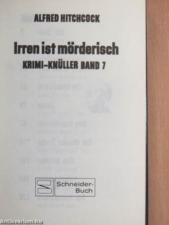 Irren ist mörderisch